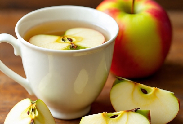 كوب تفاح مع الاسبريد